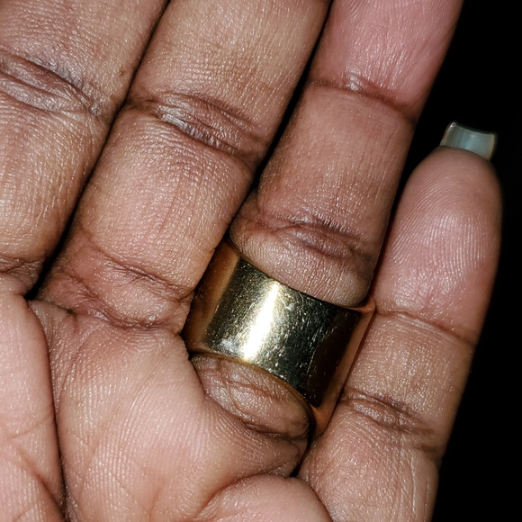 BOLD  Wide Gold Have Band Ring - Picture 2 of 5